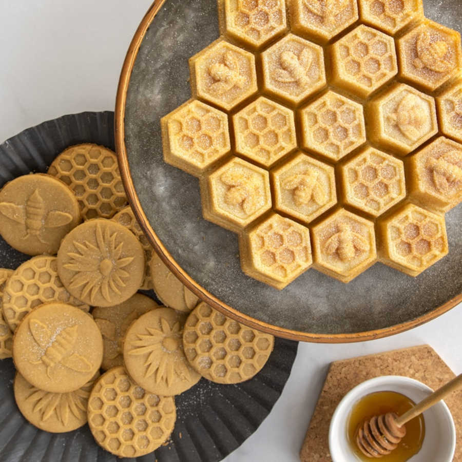 Nordic Ware Honey Bee Cookie Stamp Set of 3