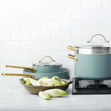 GreenPan Padova Frying Pan Smokey Sky Blue 28cm