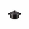 Le Creuset Stoneware Petite Casserole Satin Black 10cm (250ml)