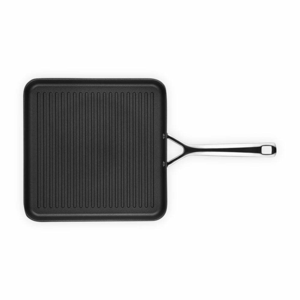 Le Creuset Toughened Non-Stick Grill Pan with Long Handle 28cm