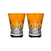 Lismore Pops Orange Double Old Fashioned Pair