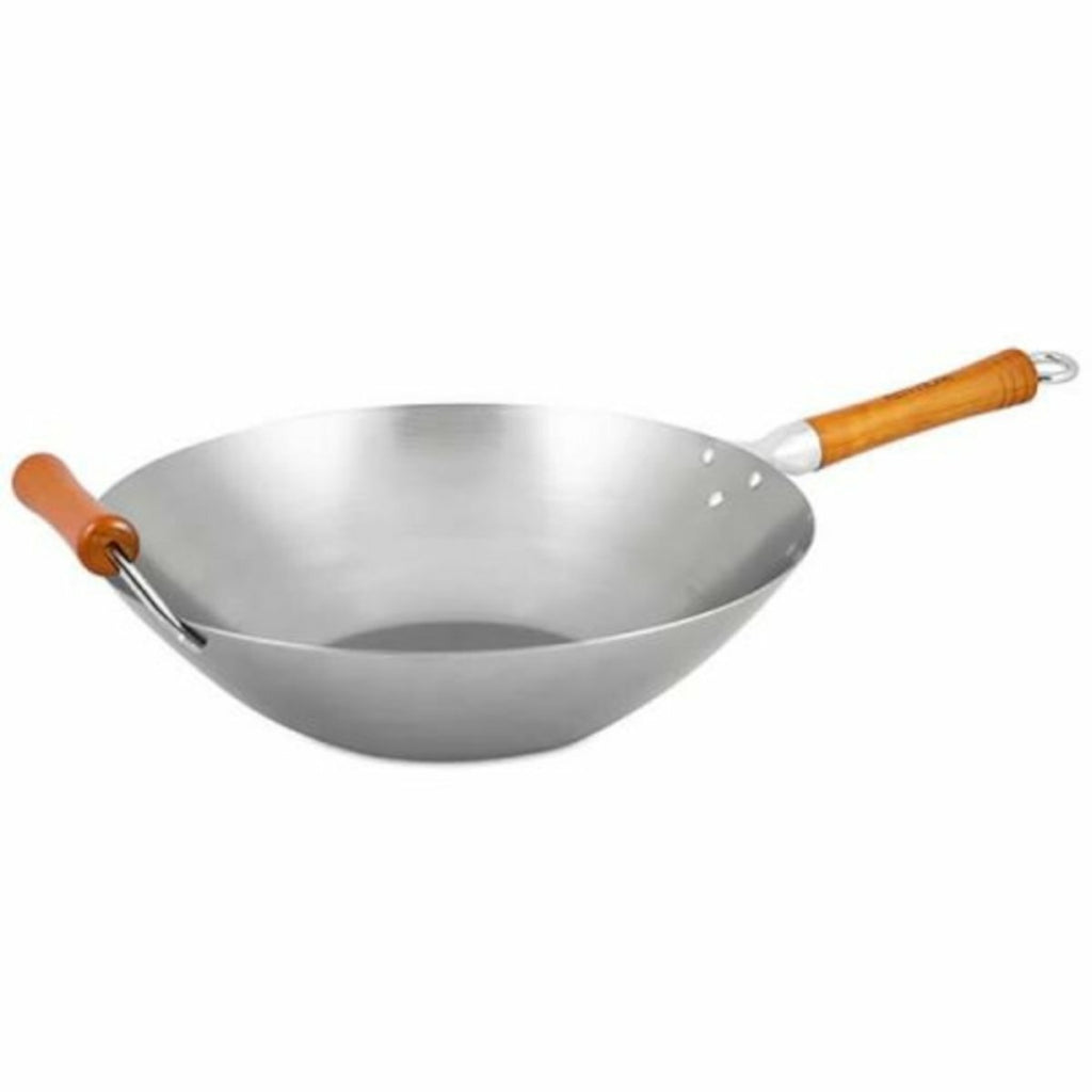 Ken Hom Carbon Steel Wok 36cm