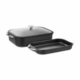 Pyrolux HA+ Roast & Grill Set with Glass Lid