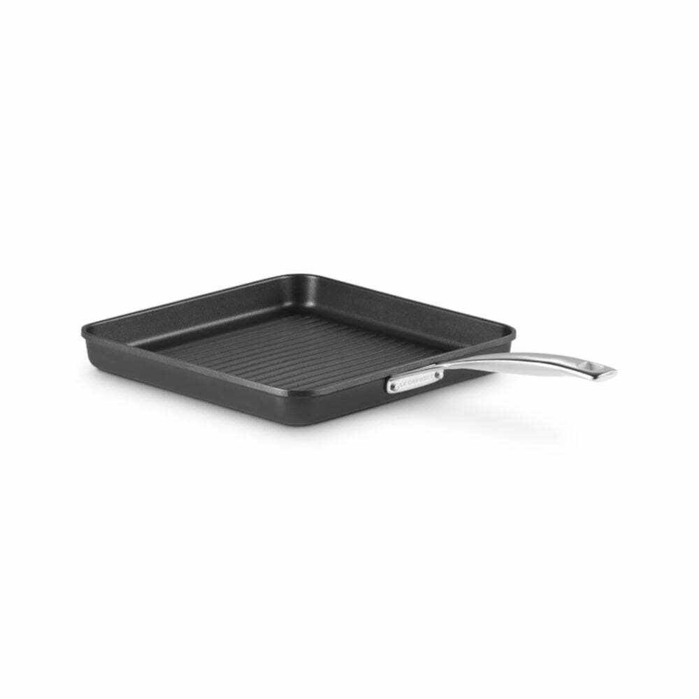 Le Creuset Toughened Non-Stick Grill Pan with Long Handle 28cm